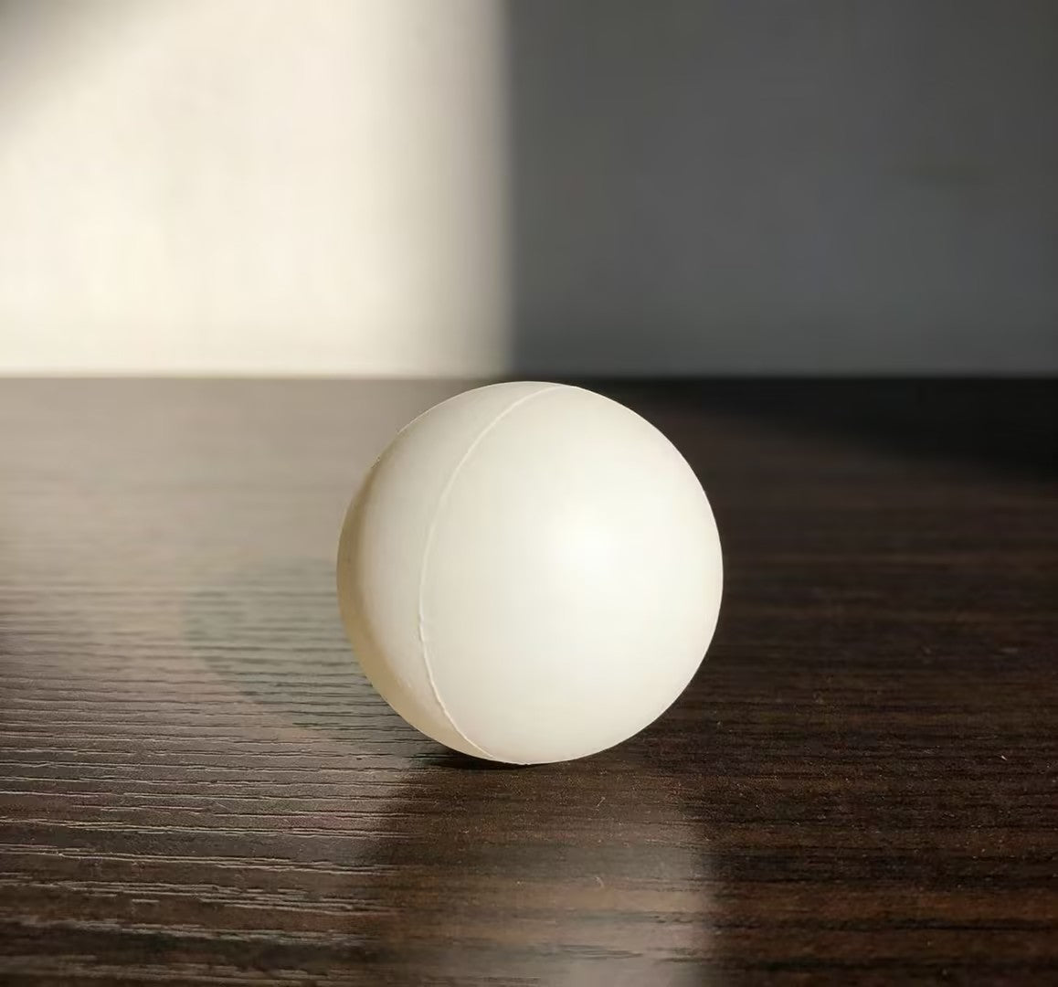 Toss a ping-pong ball